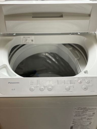 送料・設置込み可　洗濯機　6kg Panasonic 2023年【分解クリーニング済み】