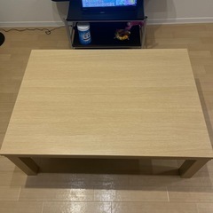 【美品】テーブル（こたつ）105×75×39の画像