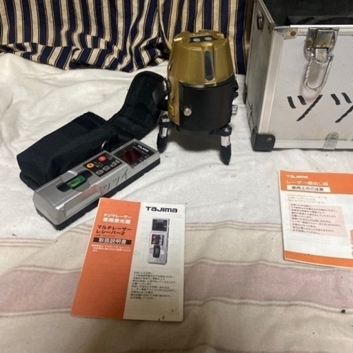 【T4】タジマレーザー墨出し機GT3Zi 専用受光器　ジャンク