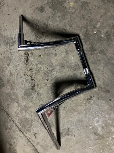 新古品　ハーレー用1インチ　12インチハンドル