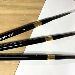 水彩筆セット #2 #4 #6 旅行用　蓋付き　動物毛　使いやすいの画像