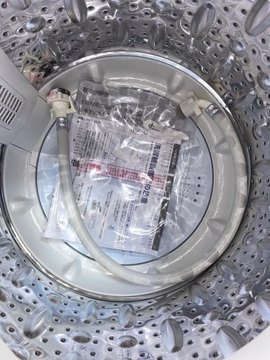 送料・設置込み可　洗濯機　7kg ヤマダ　2023年【分解クリーニング済み】