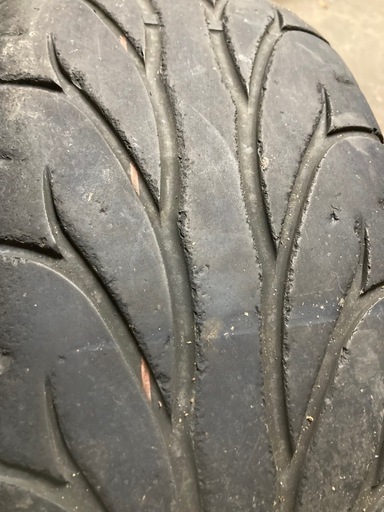 ファイナルスピード ギアR 17in 5穴 114.3タイヤ付 ホイール 2本 ドリケツ