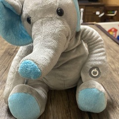 ぬいぐるみ　ゾウ　象　クチパク　スピーカー　おもちゃの画像