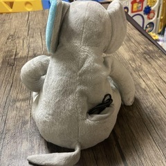 ぬいぐるみ　ゾウ　象　クチパク　スピーカー　おもちゃの画像