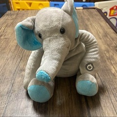 ぬいぐるみ　ゾウ　象　クチパク　スピーカー　おもちゃ