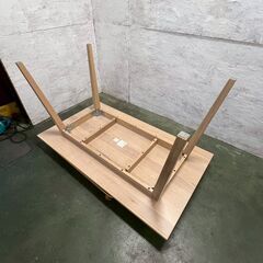 【ジモティ限定特価】 【ニトリ】 ダイニングテーブル 天然木 ホワイトオーク 140×80cm オーランド140 N0764Gの画像