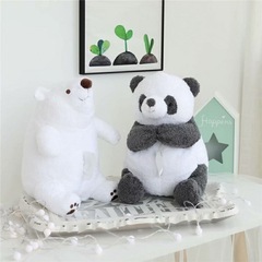 ティッシュケース パンダ panda パンダー 北極熊クマ 熊 ティッシュ ボックス カバー SNSで人気 ぬいぐるみ 玩具 の画像