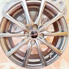 ☆マナレイスポーツ ユーロスピード V25 16インチ アルミ 4穴 PCD100 メタリックグレー 4本 MANARAY SPORT Euro Speed☆の画像