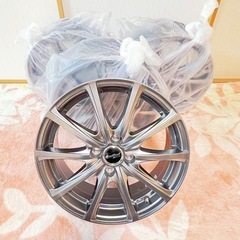 ☆マナレイスポーツ ユーロスピード V25 16インチ アルミ 4穴 PCD100 メタリックグレー 4本 MANARAY SPORT Euro Speed☆の画像