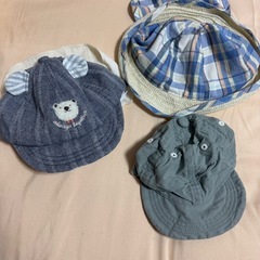 男の子 42cm  50cm ベビー帽子の画像