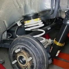 トヨタ　Bb HKS 車高調の画像