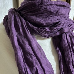レディース　ストール　紫の画像