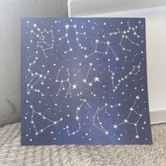 クラフトペーパー　星座