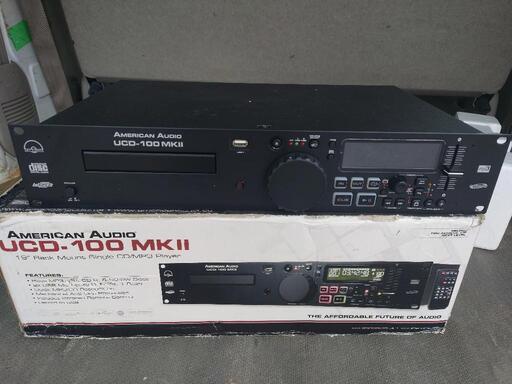 【箱付き動作品】American Audio　UCD-100MKⅡ CDプレーヤー　アメリカンオーディオ　 業務用 UCD-100 TASCAM AMERICAN タスカム