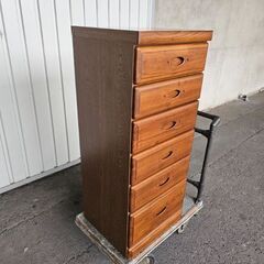 整理ダンス　タオル収納　スキマ家具　サイズ約40×44.5cm高さ104cm　ek-622gedの画像