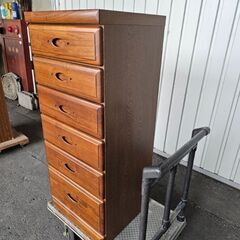 整理ダンス　タオル収納　スキマ家具　サイズ約40×44.5cm高さ104cm　ek-622gedの画像
