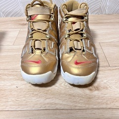 Nike Supreme 27cm ゴールド ハイカットスニーカーの画像