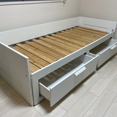 IKEA ベット　ブリムネスの画像