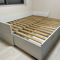 IKEA ベット　ブリムネスの画像