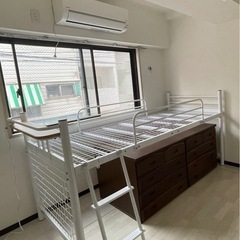 中古】横浜市のロフトベッドを格安/激安/無料であげます・譲り