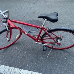 【取引中】赤い自転車の画像