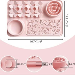 ペット舐めパッド ペット食事マット ペットマット ペット用食事マットの画像