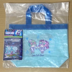 サンリオ　キキララ　リトルツインスターズ　クリアトートバッグ　フ...