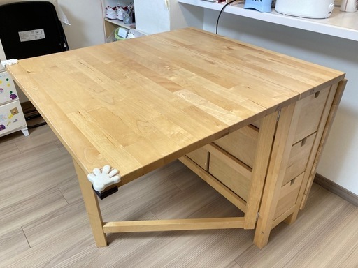 お譲り先決まりました。IKEA NORDEN ノールデン 折りたたみ伸縮式 