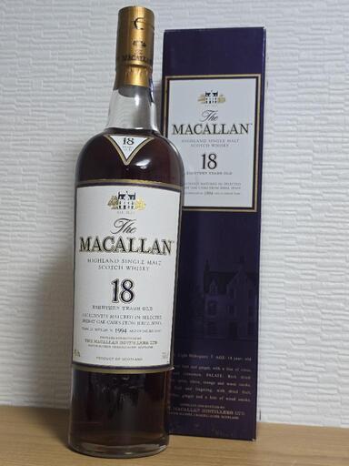 (値下げ)マッカラン MACALLAN 18年 シェリー オーク 1994 700ml