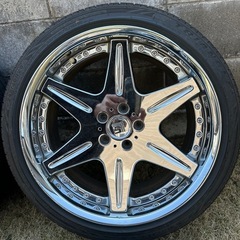 ワーク　LS406 タイヤ付ホイール　4本セットの画像