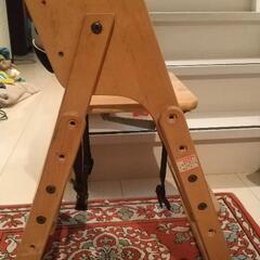 2015年頃新品で購入★木製ベビー&チャイルドチェア(付属テーブル無し)5〜6歳ぐらいまで使用可能の画像