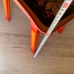 🟢希少品　ロシア製　ホフロマ塗り　工芸ミニチェア🟢の画像