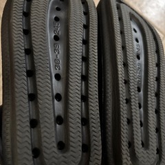 サンダル 厚底 24.5センチ　ブラックシューズ ビーチの画像