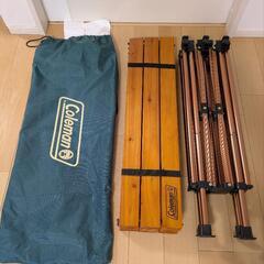 Coleman ナチュラルウッドロールテーブルクラシック 110 の画像
