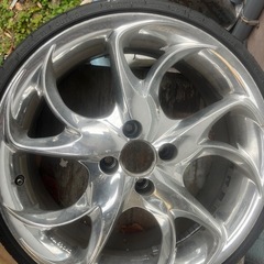メッキホイールの画像