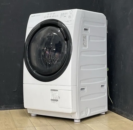 ES-S7H-WL　ホワイト ドラム式洗濯機 本体　