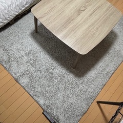 ラグ　グレー　あげますの画像