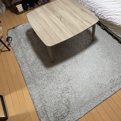 ラグ　グレー　あげますの画像