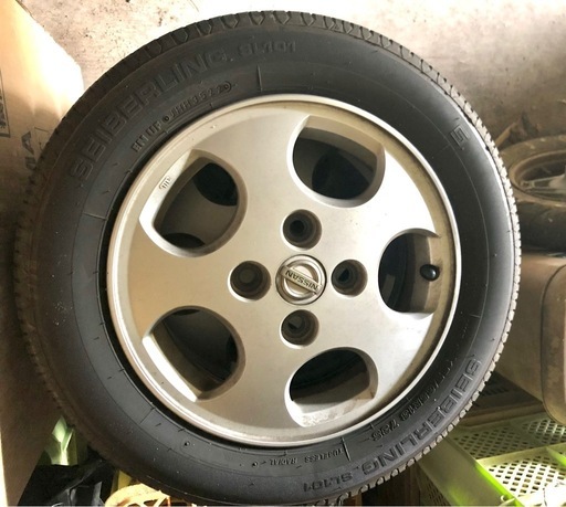 【売切/終了】エンケイ純正13インチホイールタイヤ付き155-65-13