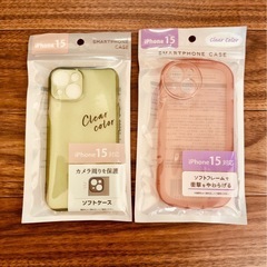 新品未使用⭐︎2つまとめてiPhone15クリアケース