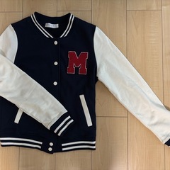 【中古】スタジャン/紺/Mサイズ