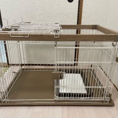 ペット用ゲージ＊屋根&トイレ付き