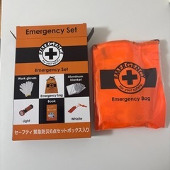 【未使用】非常用持ち出しセット 6点