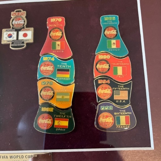 【値下げしました】FIFA WORLD CUP2002記念　コカコーラ限定記念　