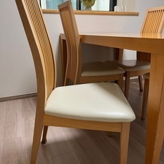 大塚家具ダイニングセットの画像
