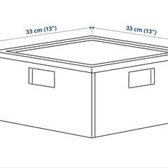 IKEA収納箱　パンサルタクスの画像