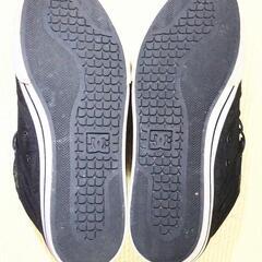 【中古美品】【DC】【ハイカット】【スニーカー】【黒】【28.0】【送料無料】の画像