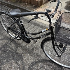 自転車　26インチ　黒の画像