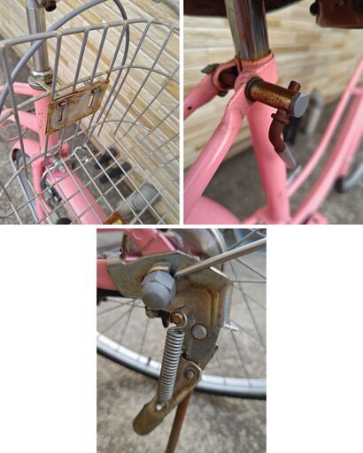 中古自転車 変速無し 26インチ LEDダイナモ 軽整備済み 防犯登録対応 